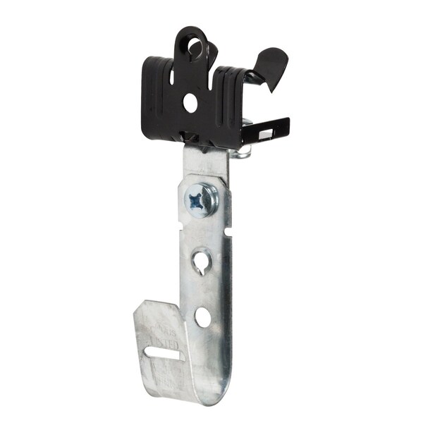Winnie Industries 3/4in. J Hook with Angle Clip & Hammer on Flange 9/16in. to 3/4in., 100PK WJH12ACM912 - main